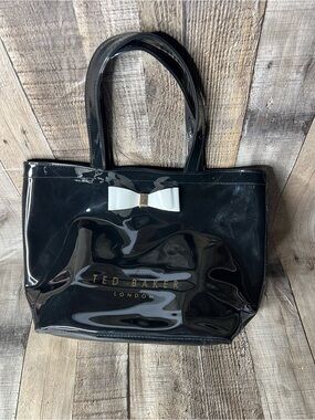 Ted Baker Bow Small Icon Vinyl Bag
